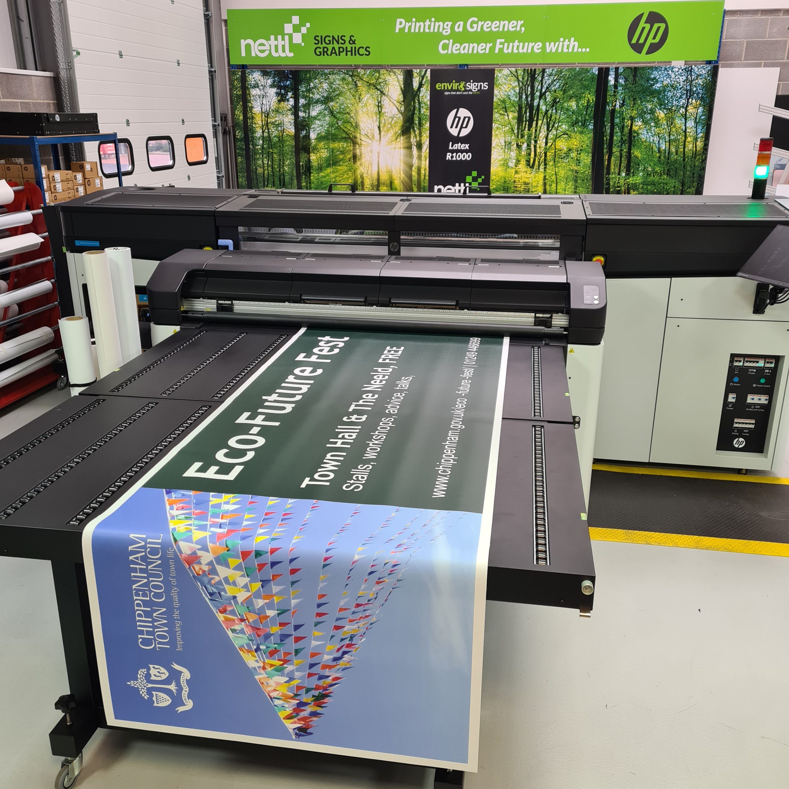 HP latex printing kavalan pvc free banner material